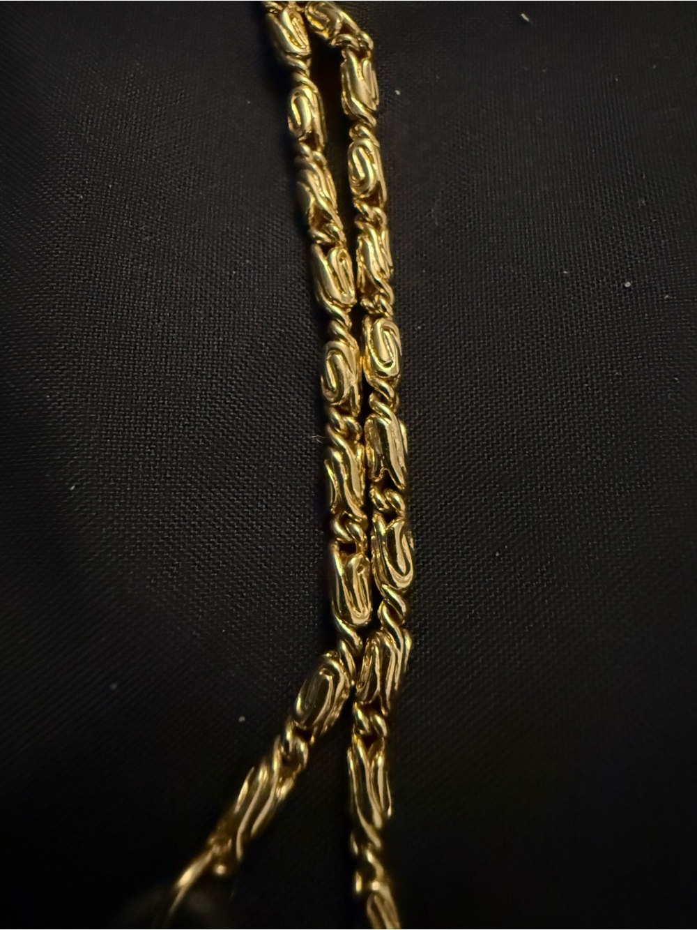 Vintage Corinne McCormack Gold Rope Eyewear Chain - Picture 4 of 8